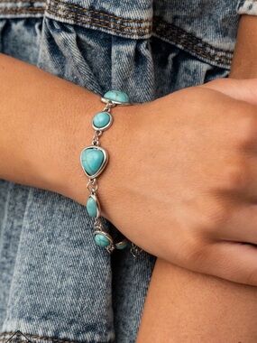 Eco Friendly Fashionista Blue Bracelet